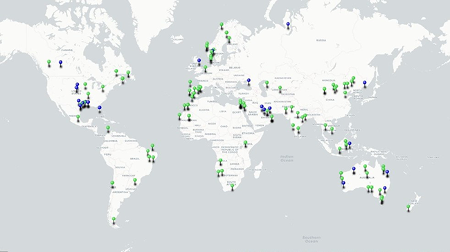 blue and green ammonia projects